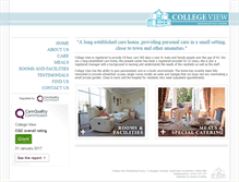 Tablet Screenshot of collegeview.co.uk
